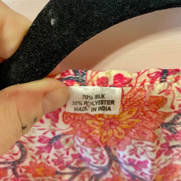 SOLD Floral bell sleeve wrap top - Picture 2 of 2